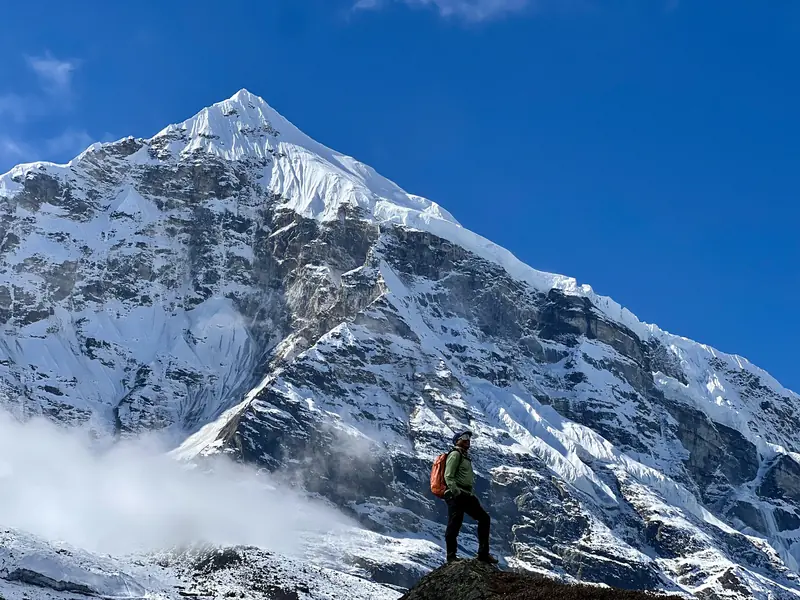 On the trail to Makalu Base Camp