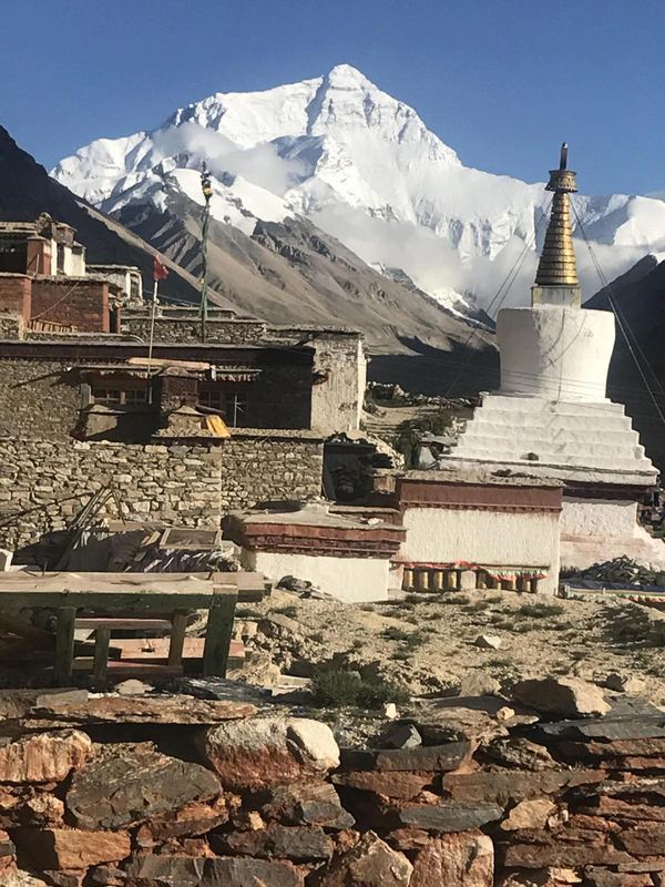 Rongbuk Monastery below Everest's north face, Tibet